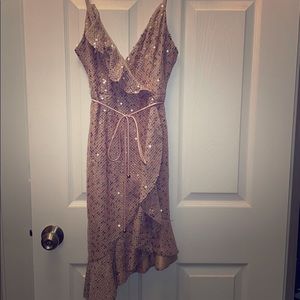 Clear out sale!! Pink mermaid style mini dress